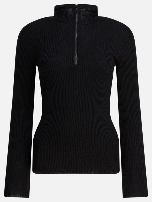 Maglioni con cappuccio Solid colour  Nero - Brunello Cucinelli Donna | PDP | VIETTI Online Store 
