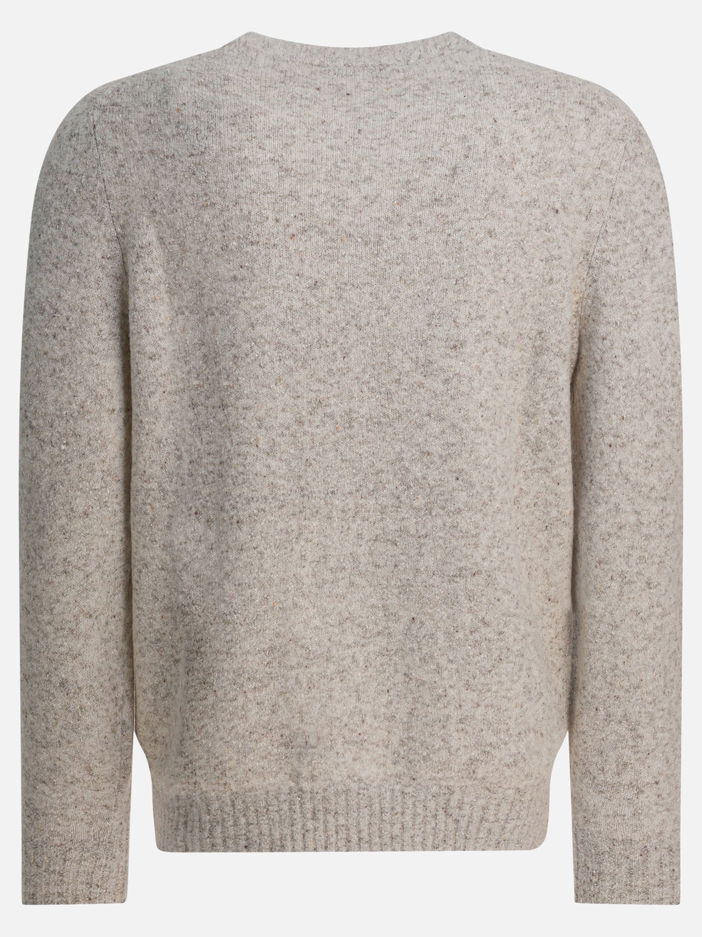 Crewneck sweaters Solid colour  Grey - Brunello Cucinelli Men | PDP | VIETTI Online Store | thumbnail_2