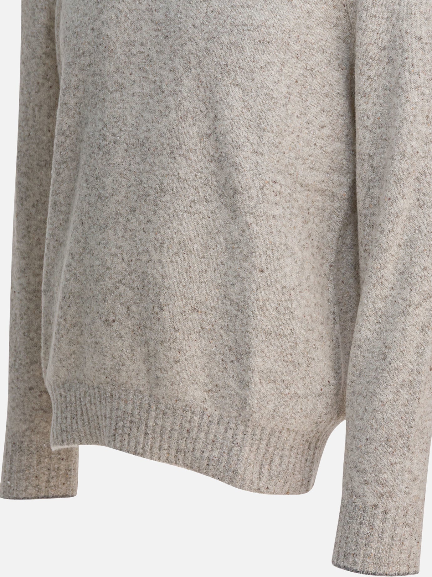 Crewneck sweaters Solid colour  Grey - Brunello Cucinelli Men | PDP | VIETTI Online Store | Zoom-Modal_4
