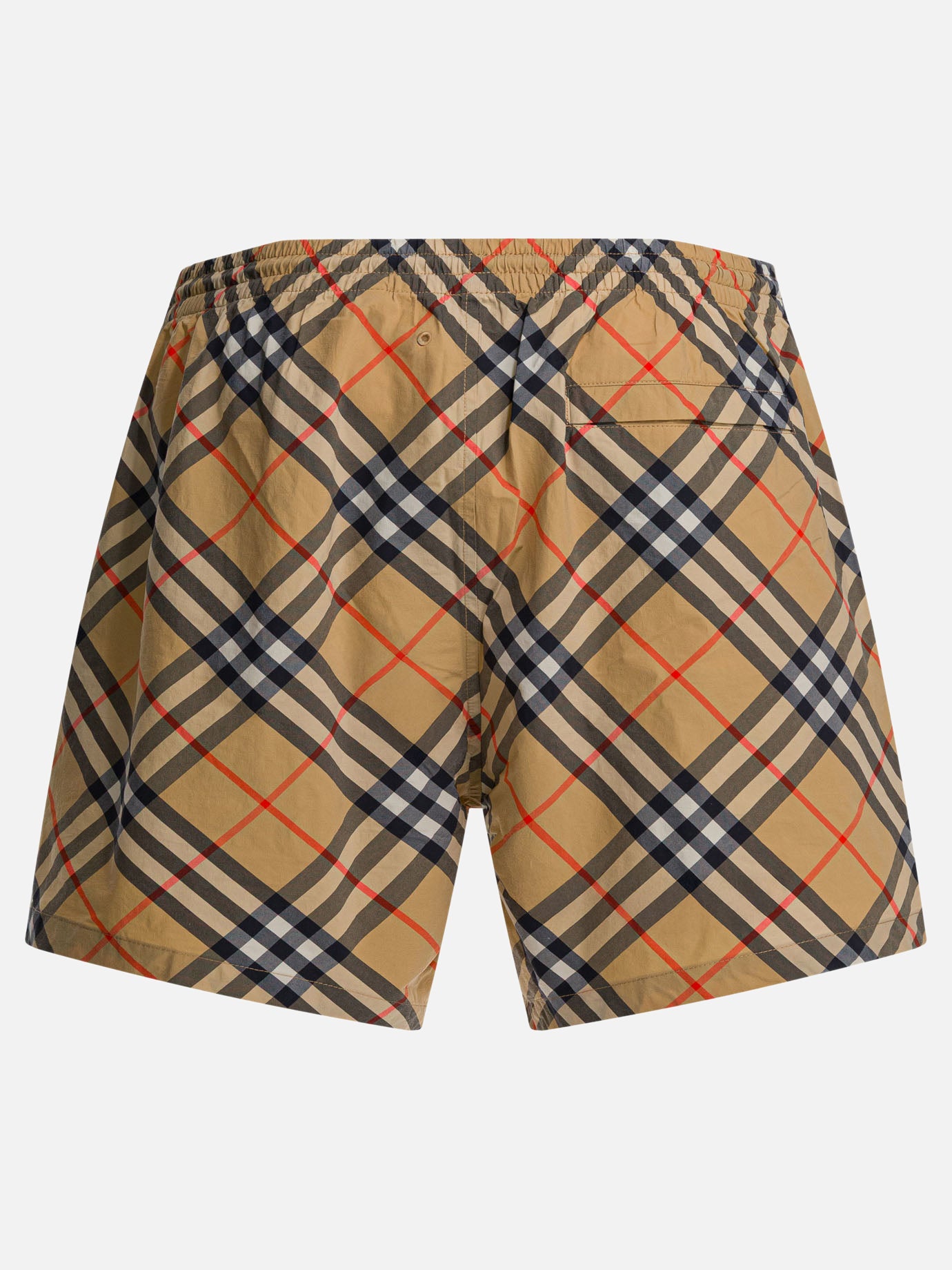 Swim shorts Check  Beige - Burberry Men | PDP | VIETTI Online Store | thumbnail_2