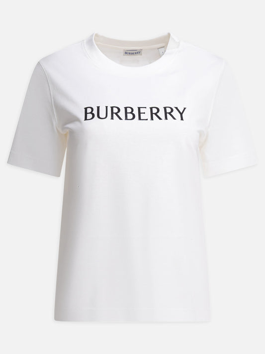 Crewneck t-shirts Logo  White - Burberry Women | PLP | VIETTI Online Store 
