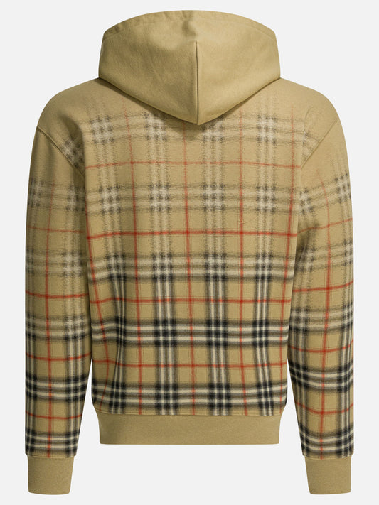 Full zip sweatshirts Check  Beige - Burberry Men | PDP | VIETTI Online Store | 2
