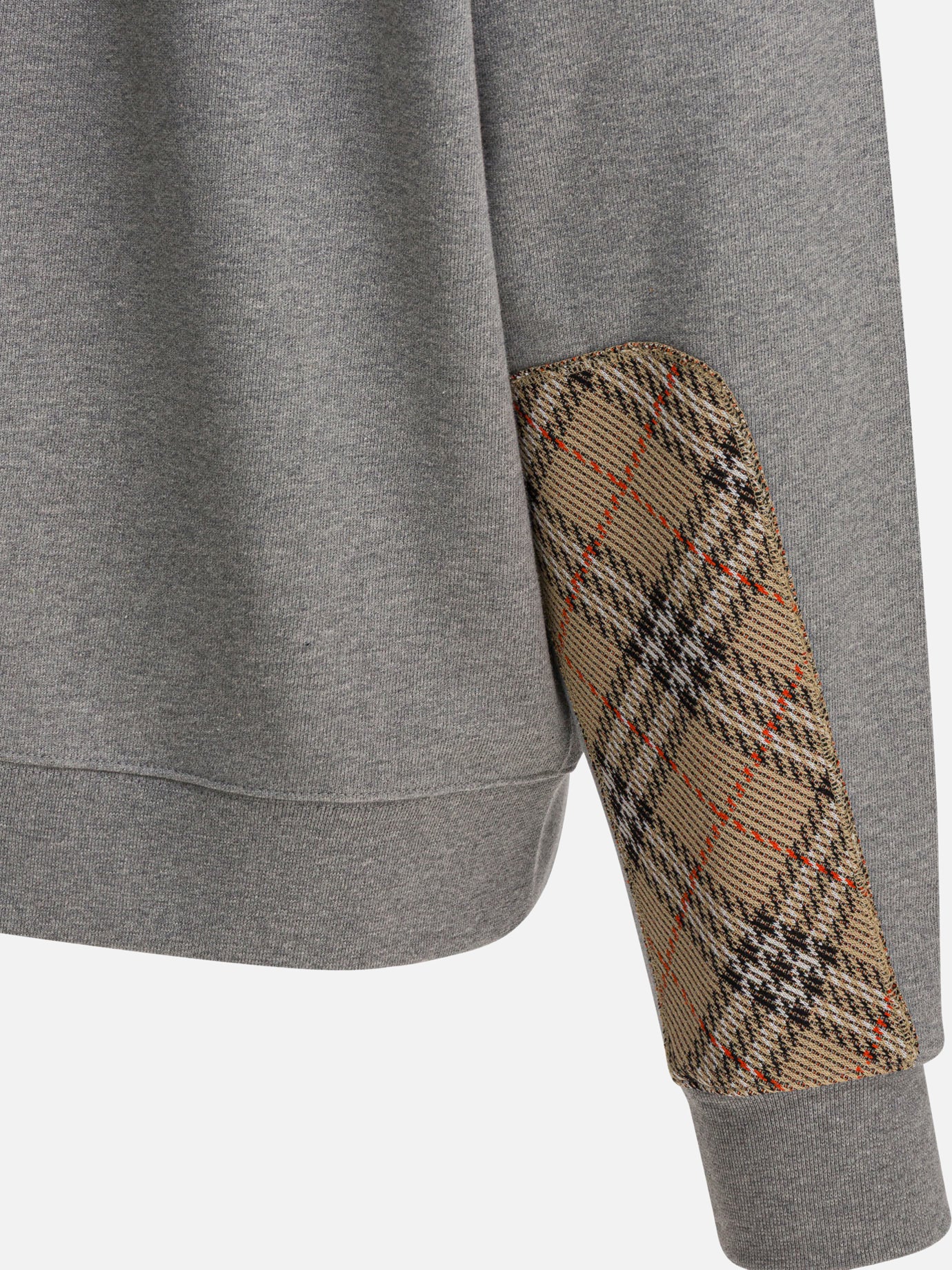 Full zip sweatshirts Solid colour  Grey - Burberry Men | PDP | VIETTI Online Store | thumbnail_4