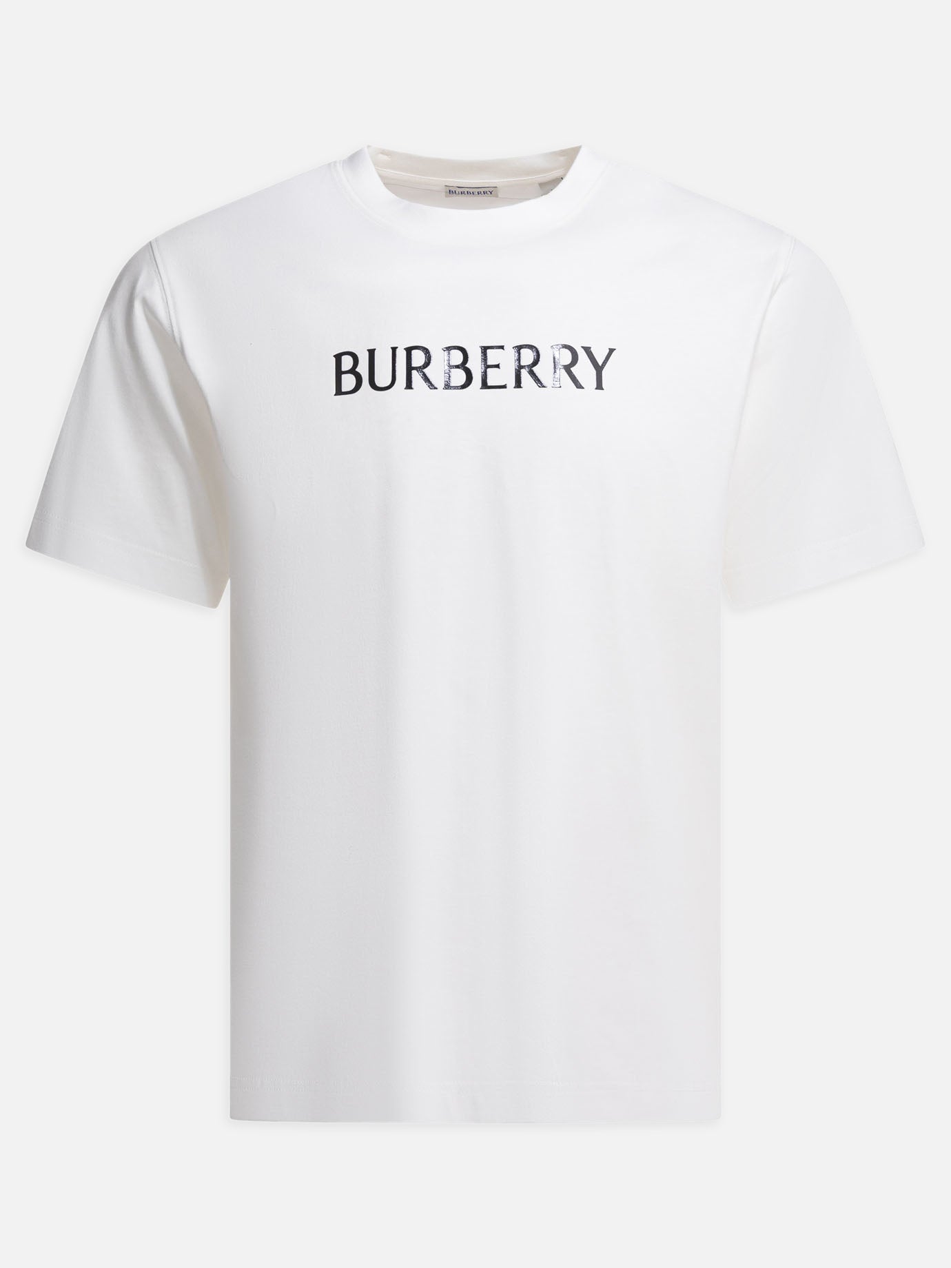 Crewneck t-shirts Logo  White - Burberry Men | PDP | VIETTI Online Store | thumbnail