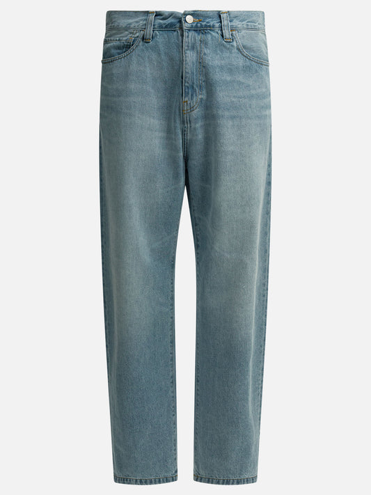 Wide-leg jeans 100% cotton  Light blue - Carhartt WIP Men | PLP | VIETTI Online Store 
