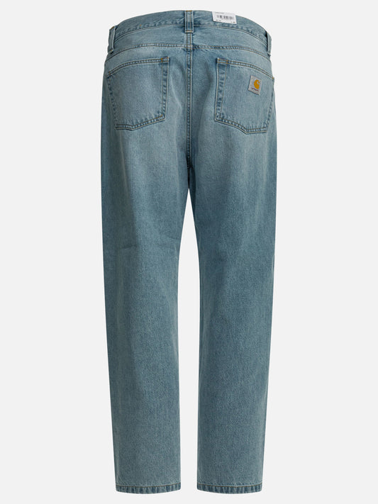 Wide-leg jeans 100% cotton  Light blue - Carhartt WIP Men | PLP | VIETTI Online Store | 2
