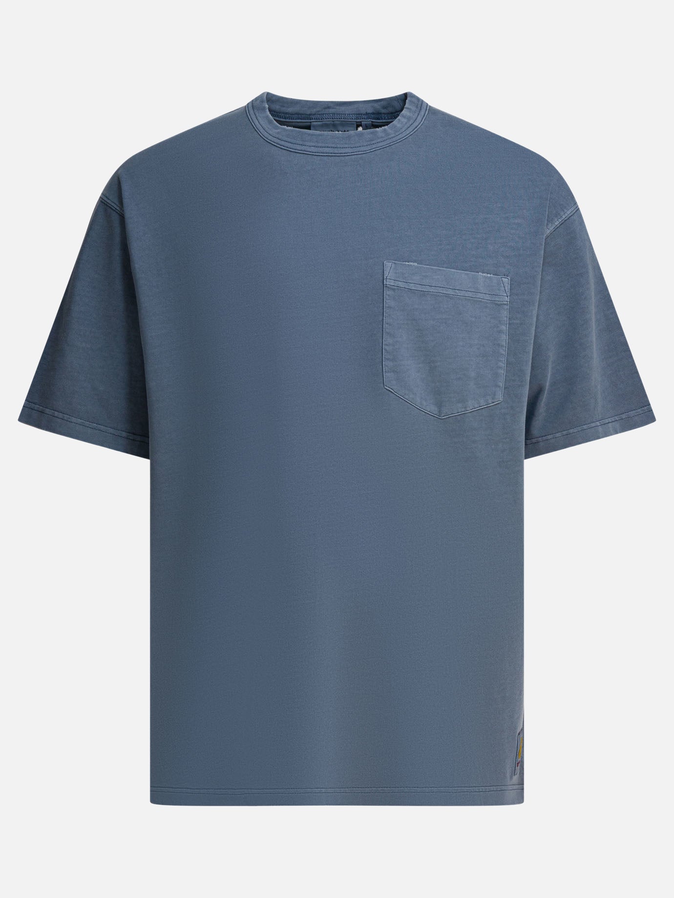 Crewneck t-shirts Logo  Light blue - Carhartt WIP Men | PDP | VIETTI Online Store | Zoom-Modal
