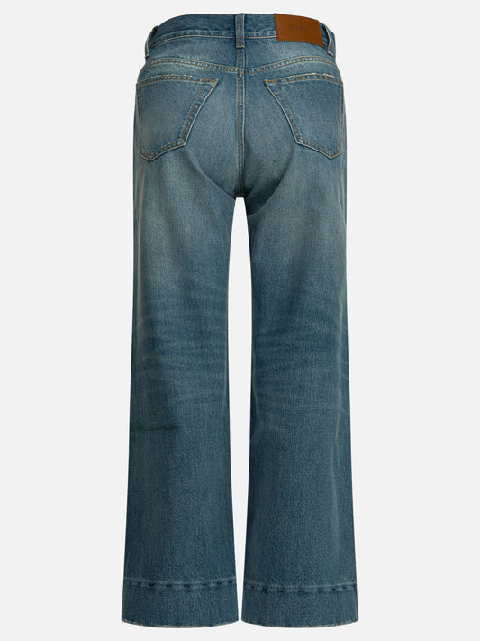 Wide-leg jeans Solid colour  Blue - Chloé Women | PDP | VIETTI Online Store | 2
