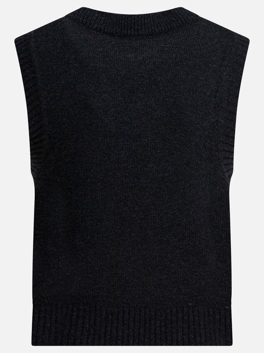 Vests Logo  Black - Ganni Women | PLP | VIETTI Online Store | 2
