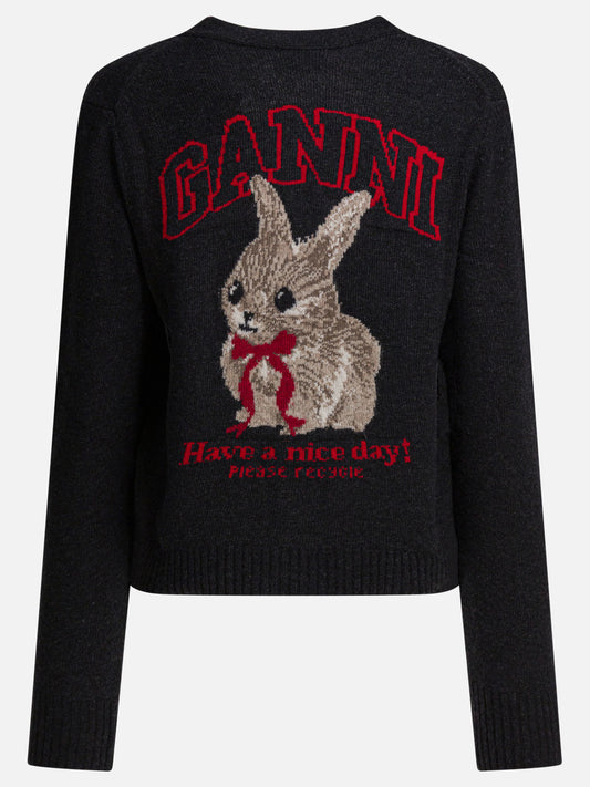 Cardigans Graphics  Black - Ganni Women | PLP | VIETTI Online Store | 2
