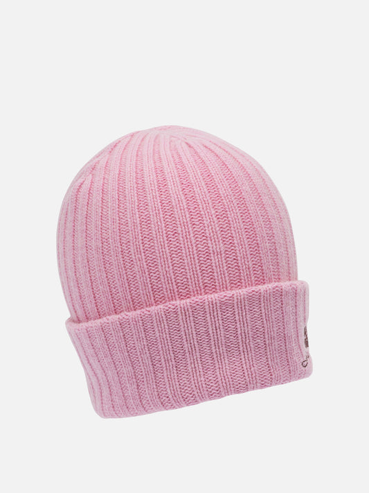 Beanies 60% wool 20% viscose 20% recycled cotton  Pink - Ganni Women | PDP | VIETTI Online Store | 2

