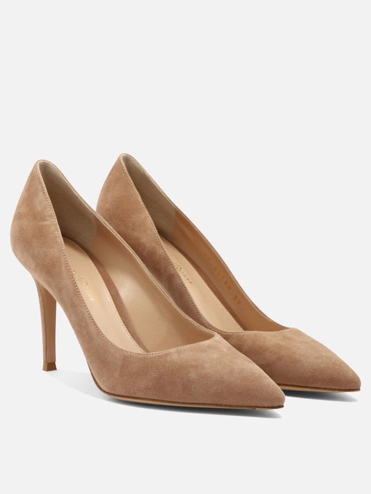 Pumps 100% patent leather - 100% leather  Beige - Gianvito Rossi Women | PDP | VIETTI Online Store | 2
