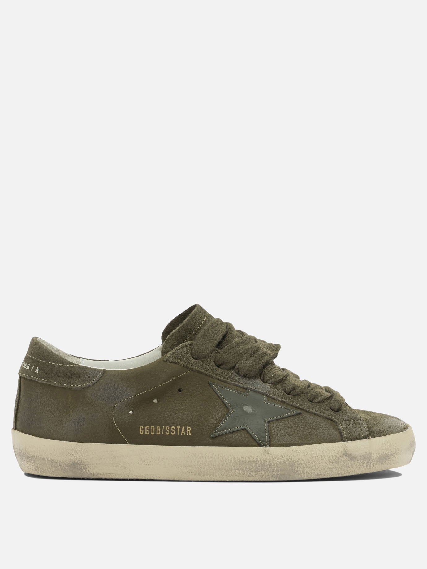 Low top sneakers 100% calf leather - 100% rubber  Green - Golden Goose Men | PDP | VIETTI Online Store | Zoom-Modal
