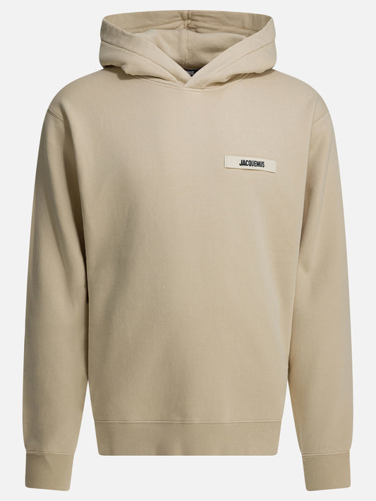 Felpe con cappuccio Logo  Beige - Jacquemus Uomo | PLP | VIETTI Online Store 
