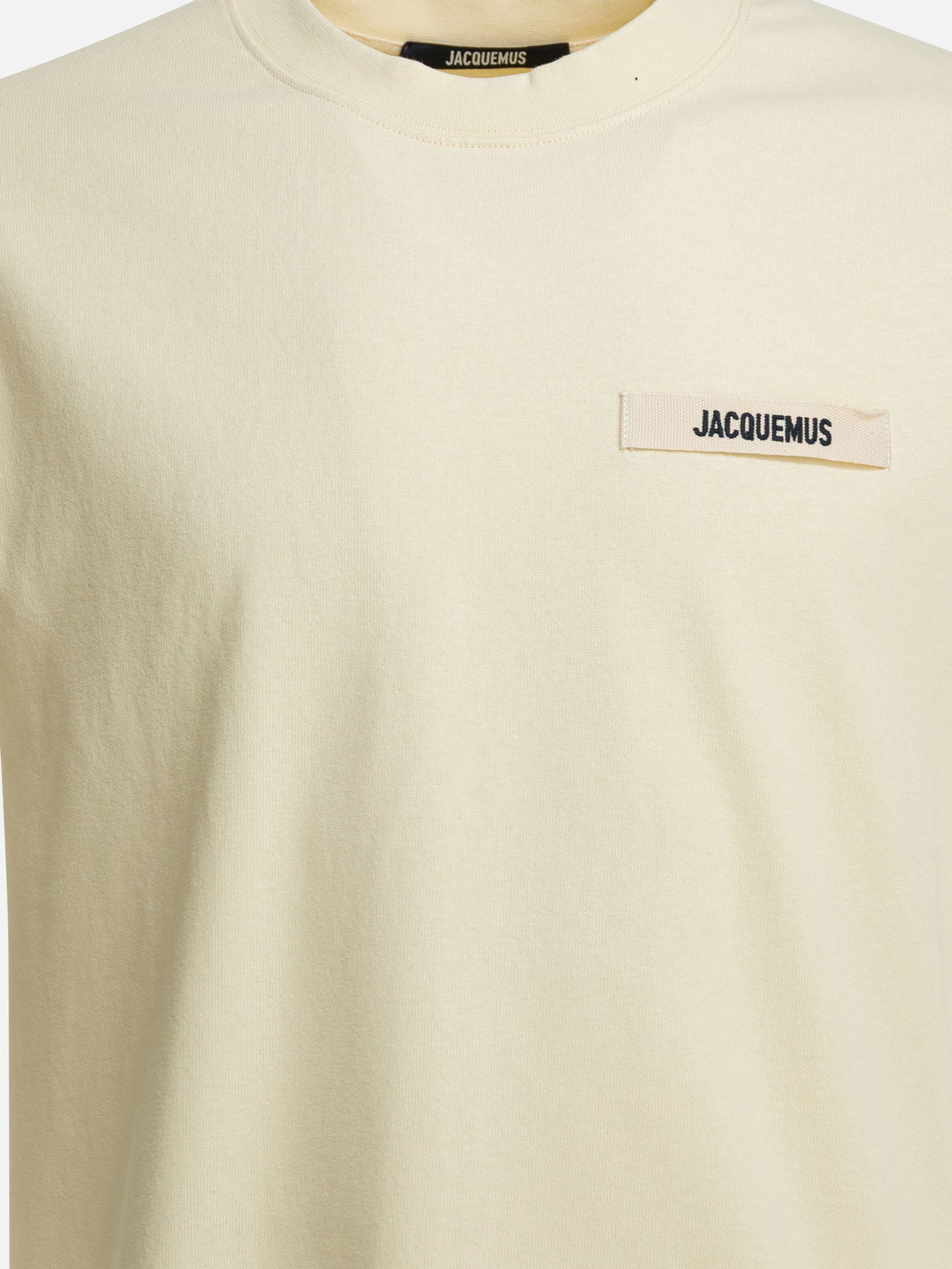 Crewneck t-shirts Logo  Beige - Jacquemus Men | PDP | VIETTI Online Store | Zoom-Modal_3
