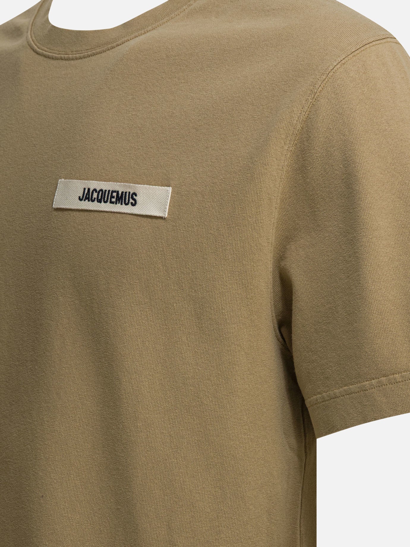 Crewneck t-shirts Logo  Beige - Jacquemus Men | PDP | VIETTI Online Store | thumbnail_4