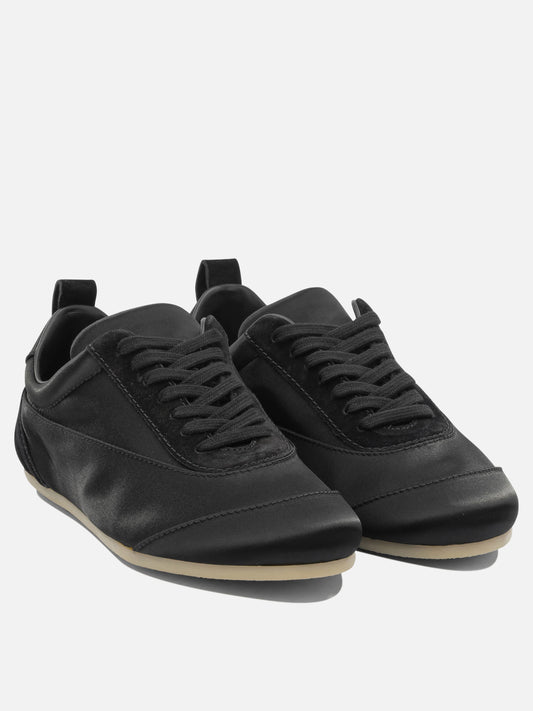 Low top sneakers 44% cotton 36% acetate 16% polyamide 4% elastane - 100% rubber  Black - Jil Sander Women | PDP | VIETTI Online Store | 2
