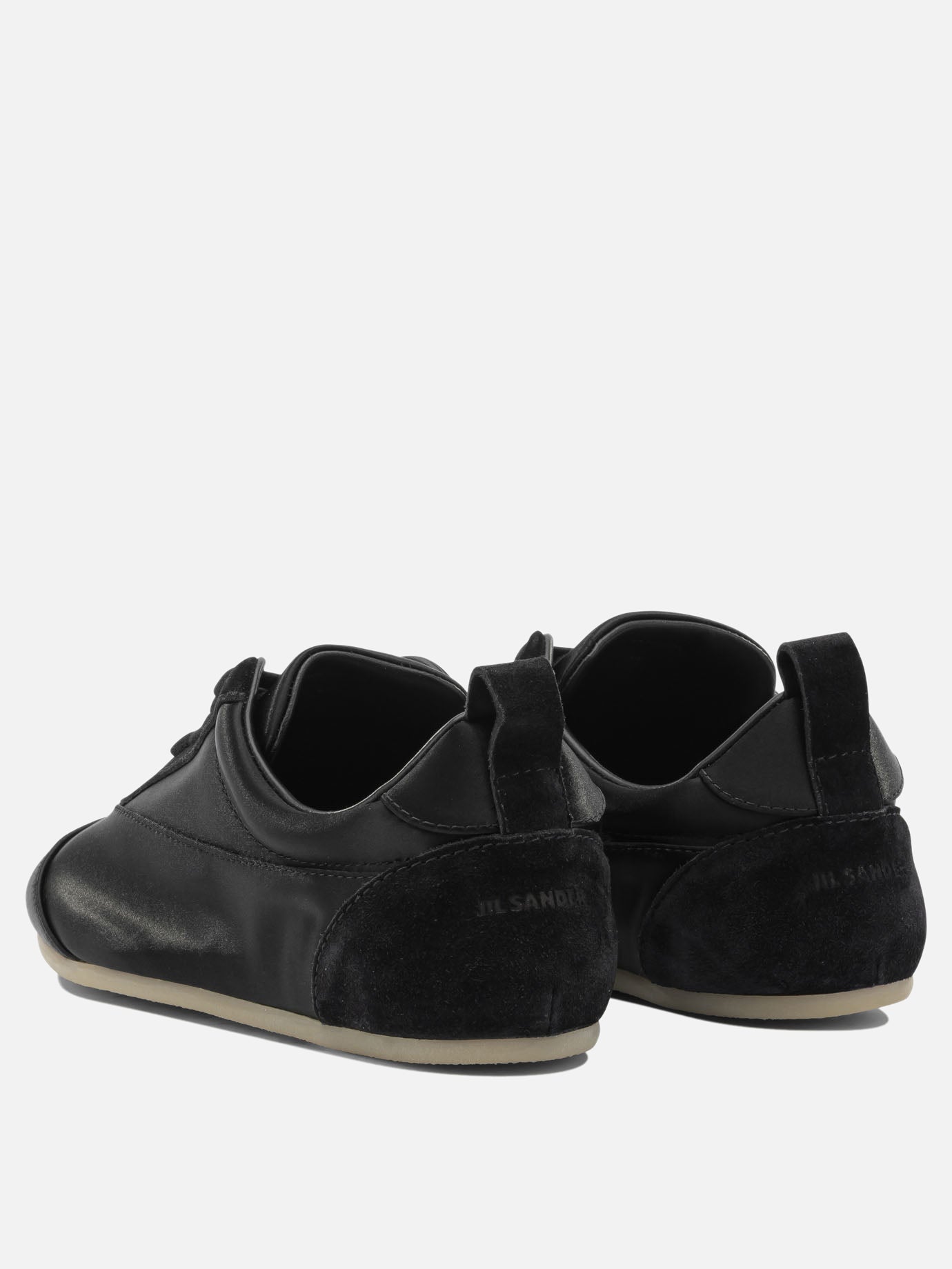 Low top sneakers 44% cotton 36% acetate 16% polyamide 4% elastane - 100% rubber  Black - Jil Sander Women | PDP | VIETTI Online Store | Zoom-Modal_4
