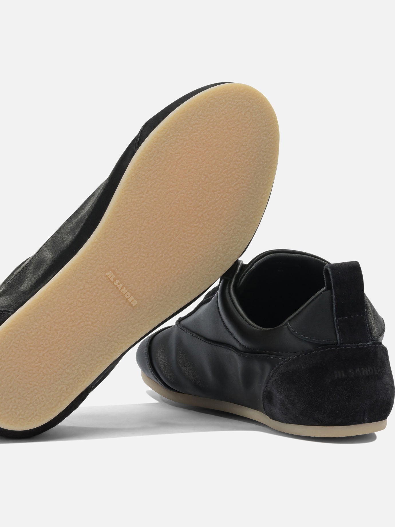 Low top sneakers 44% cotton 36% acetate 16% polyamide 4% elastane - 100% rubber  Black - Jil Sander Women | PDP | VIETTI Online Store | Zoom-Modal_5
