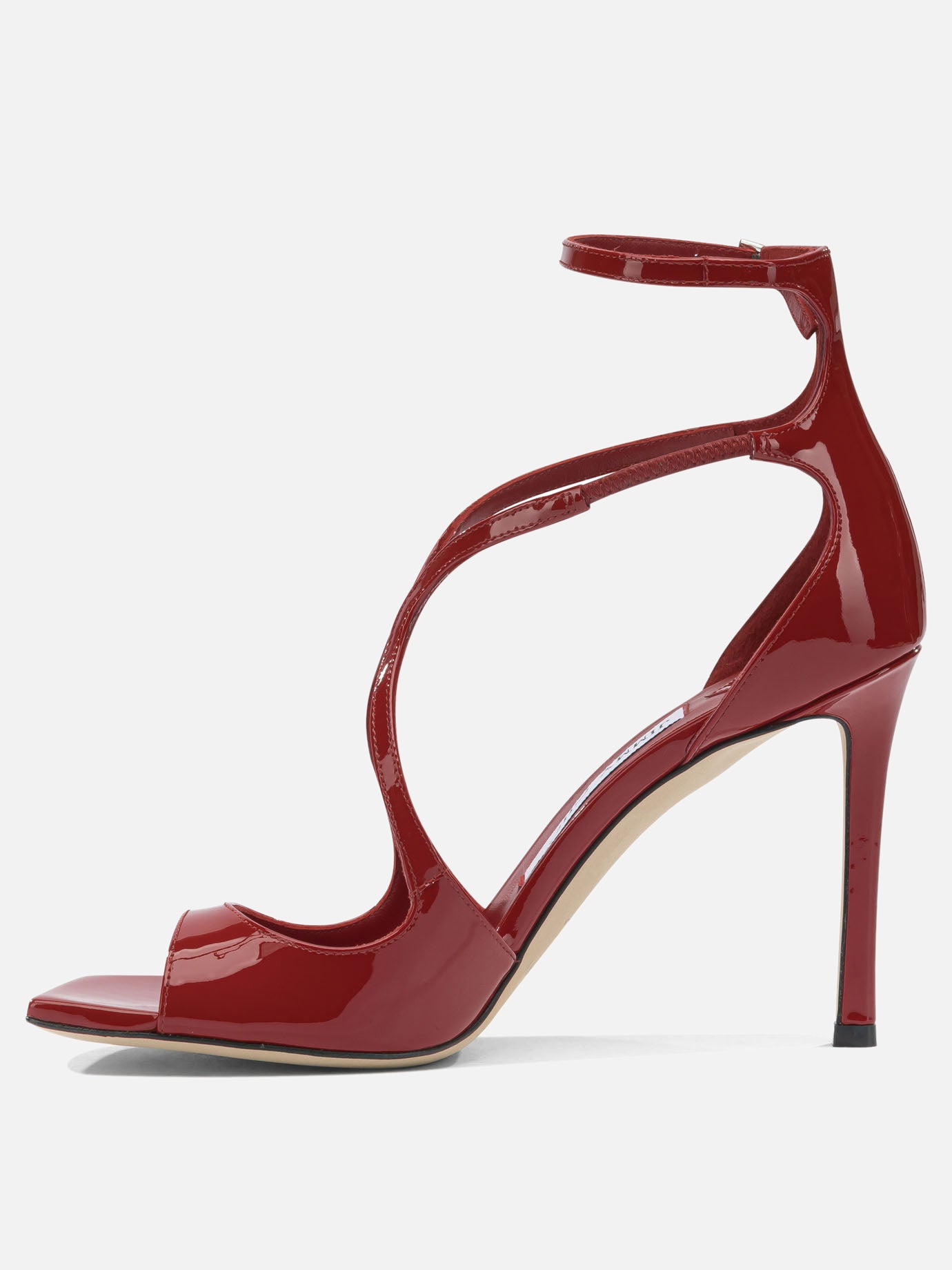 Heeled sandals 85% leather 5% salpa 5% plastic 5% metal - 100% calf  Red - Jimmy Choo Women | PDP | VIETTI Online Store | Zoom-Modal_3
