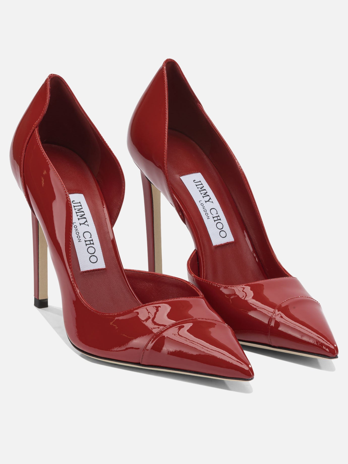 Décolleté 88% leather 5% salpa 3% metal 4% plastic - 100% calf  Rosso - Jimmy Choo Donna | PDP | VIETTI Online Store | thumbnail_2