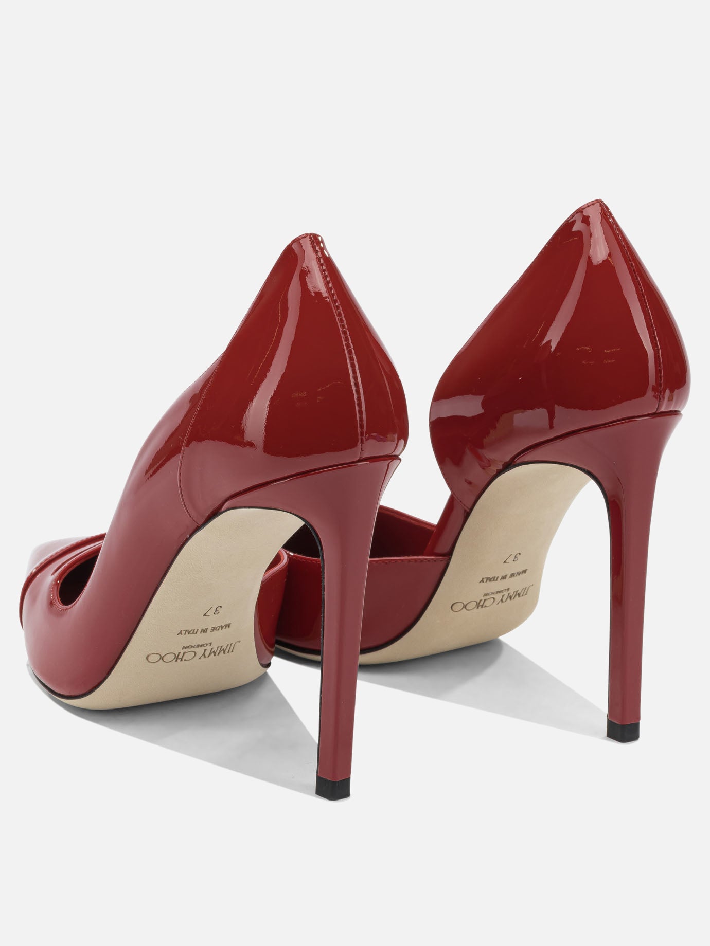 Décolleté 88% leather 5% salpa 3% metal 4% plastic - 100% calf  Rosso - Jimmy Choo Donna | PDP | VIETTI Online Store | thumbnail_4