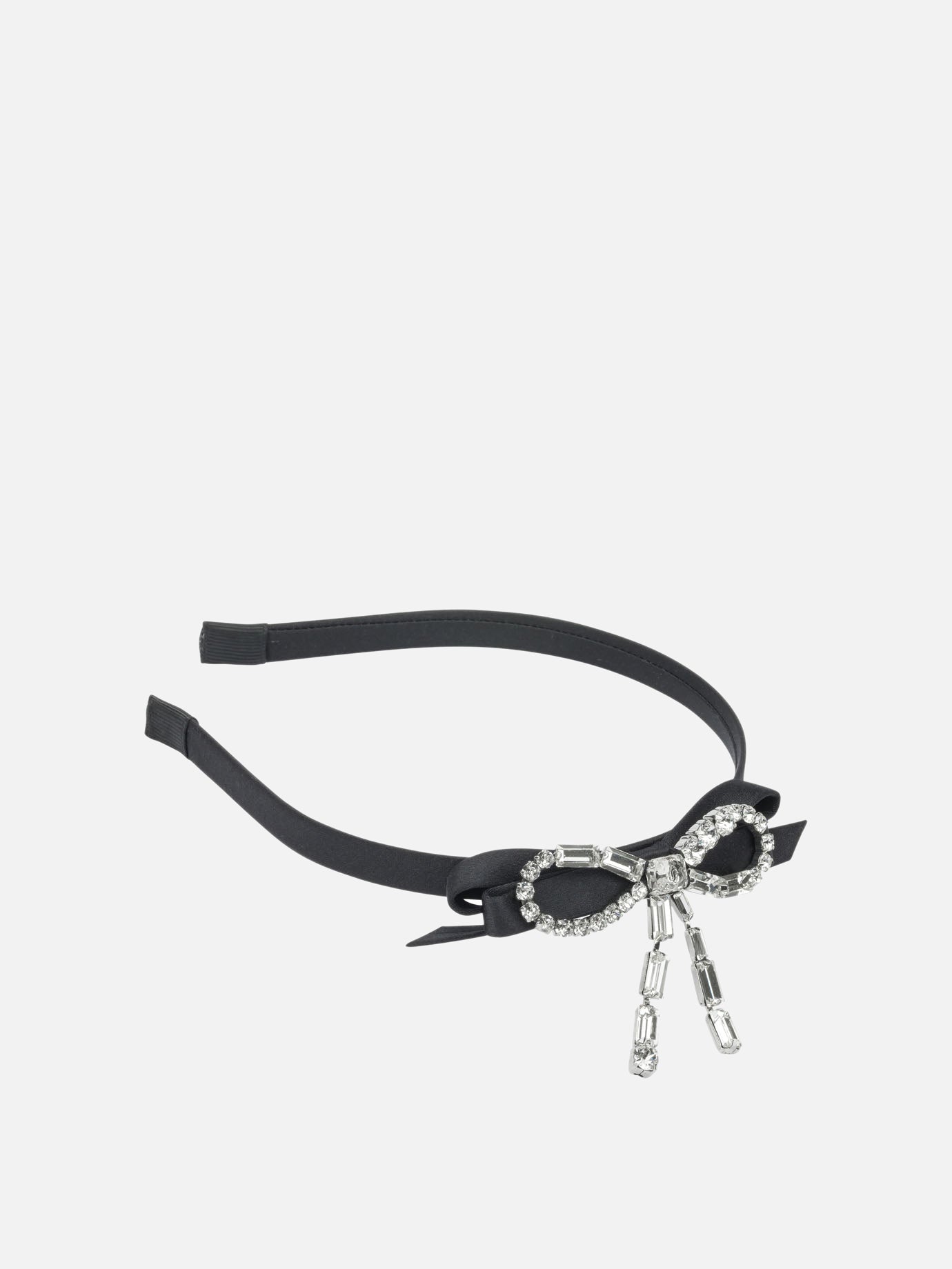 Cerchietti 60% polyester 20% steel 20% crystal  Nero - Jimmy Choo Donna | PDP | VIETTI Online Store | thumbnail