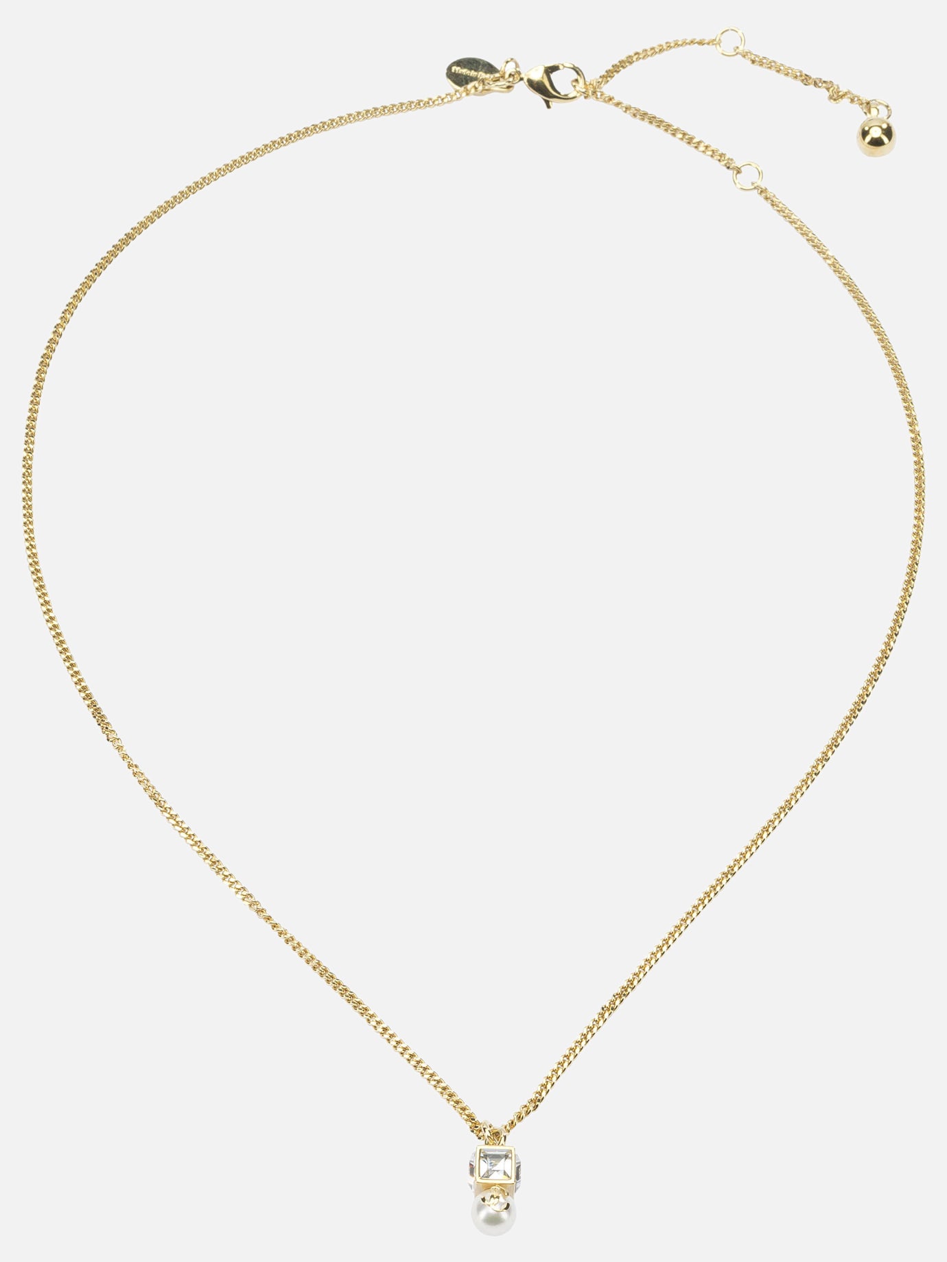 Necklaces 60% brass 20% glass 20% acrylonitrile butadiene styrene  Gold - Jimmy Choo Women | PDP | VIETTI Online Store | Zoom-Modal

