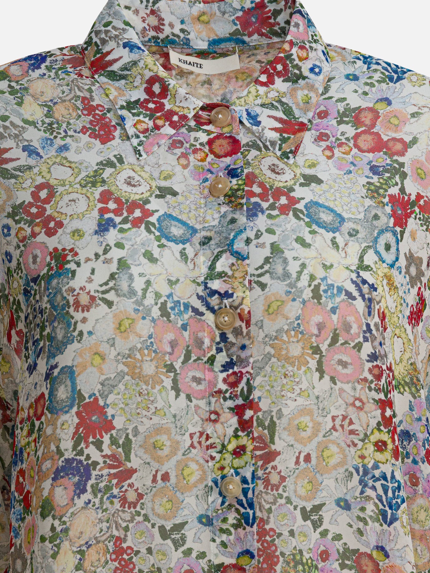 Casual shirts Floral  White - Khaite Women | PDP | VIETTI Online Store | thumbnail_3