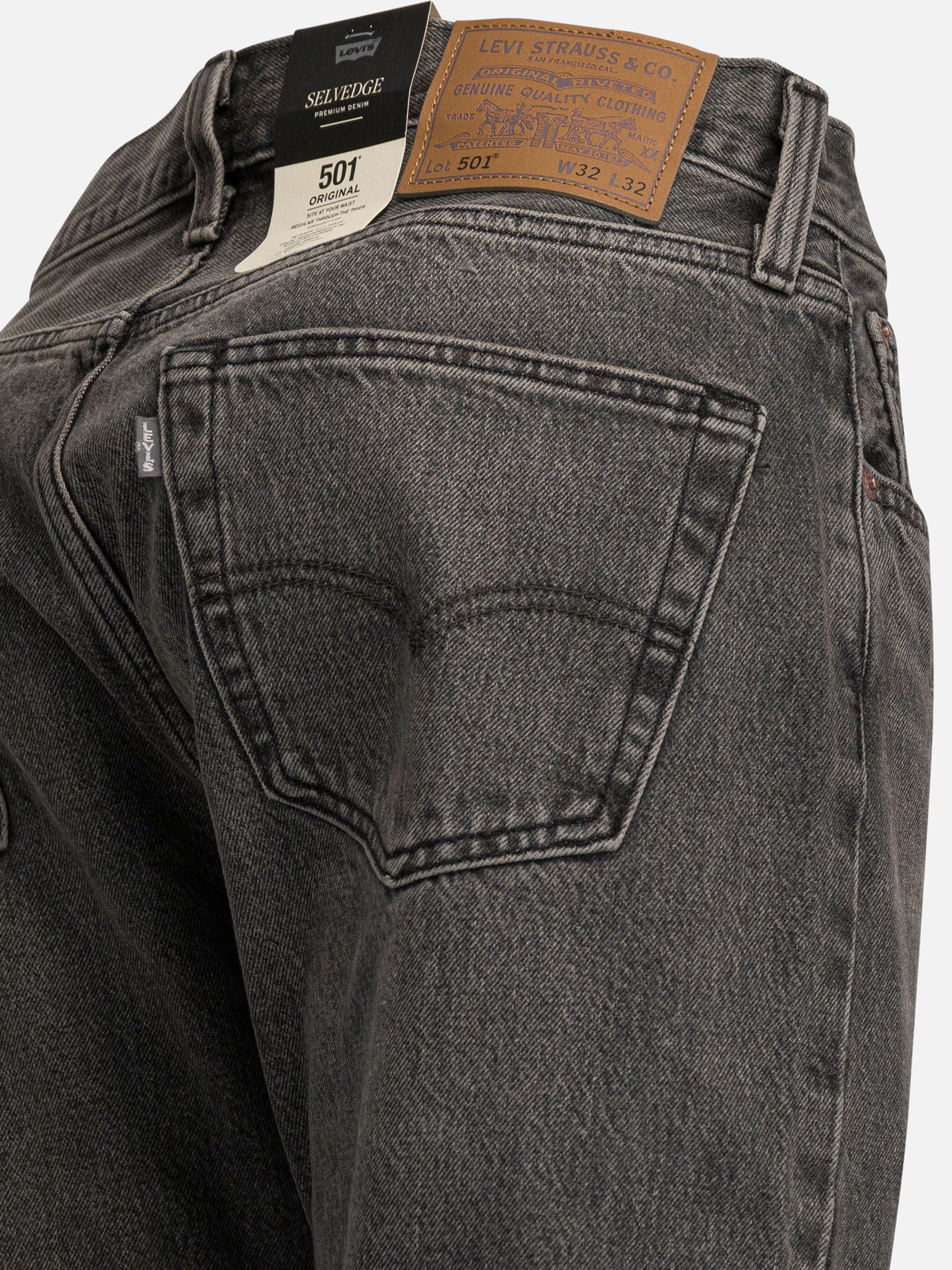 Straight-leg jeans Solid colour  Black - Levi&#39;s Men | PDP | VIETTI Online Store | thumbnail_4