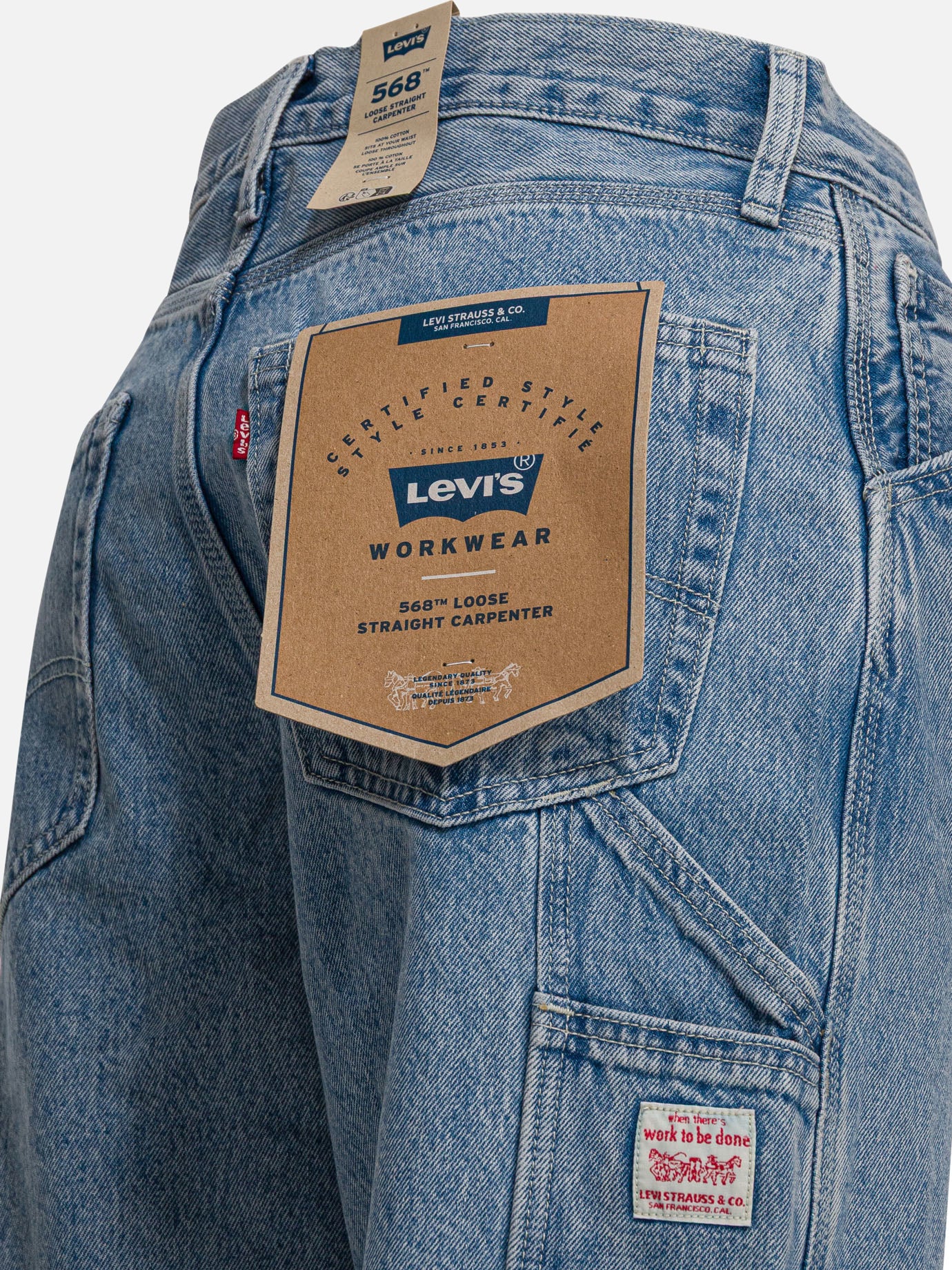 Wide-leg jeans Solid colour  Light blue - Levi&#39;s Men | PDP | VIETTI Online Store | thumbnail_4