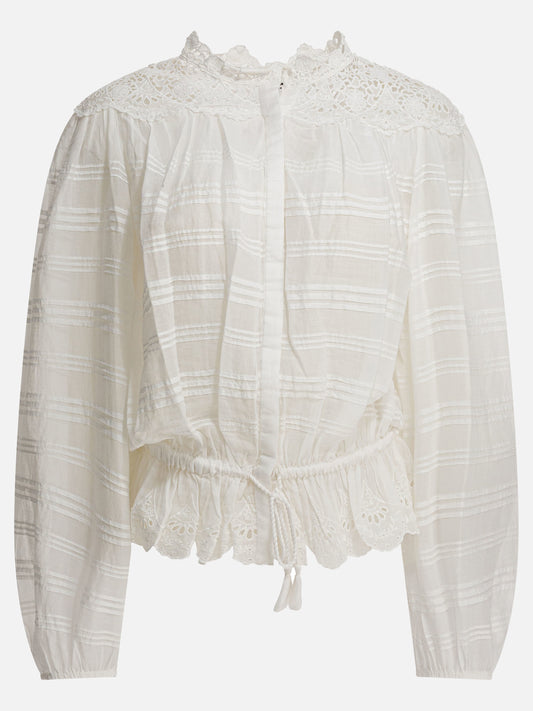 Blouses Solid colour  White - Marant Étoile Women | VIETTI Online Store 
