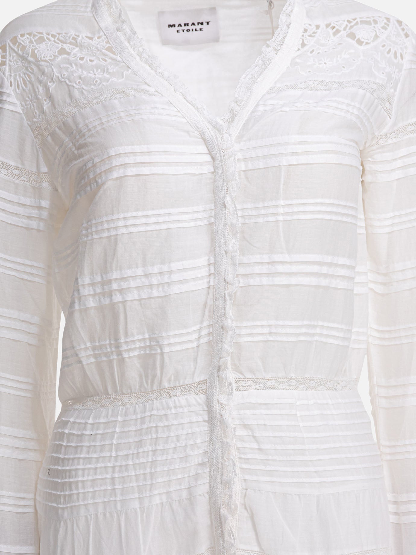 Long dresses Embroidered  White - Marant Étoile Women | PDP | VIETTI Online Store | Zoom-Modal_3
