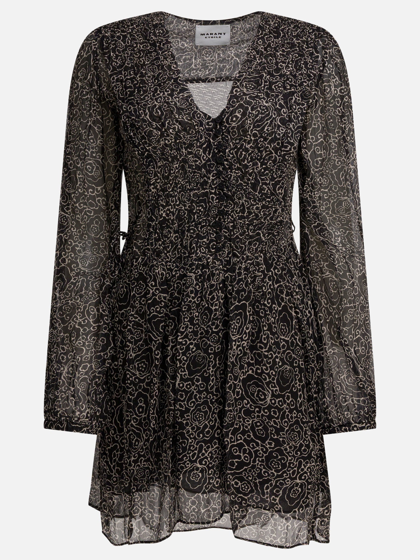 Mini dresses Floral  Black - Marant Étoile Women | PDP | VIETTI Online Store | Zoom-Modal
