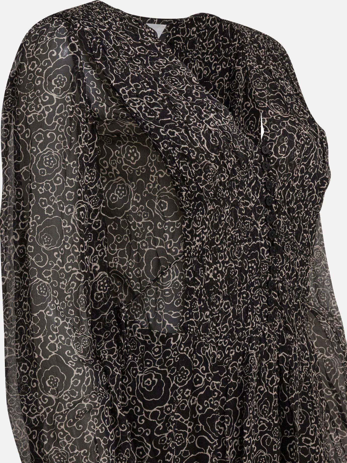Mini dresses Floral  Black - Marant Étoile Women | PDP | VIETTI Online Store | Zoom-Modal_4
