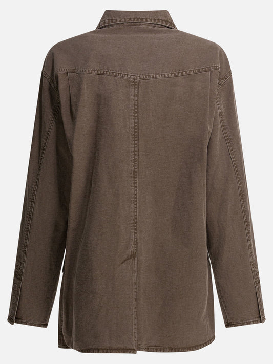 Quilted & Utility Jackets Tinta unita  Brown - Marant Étoile Women | VIETTI Online Store | 2
