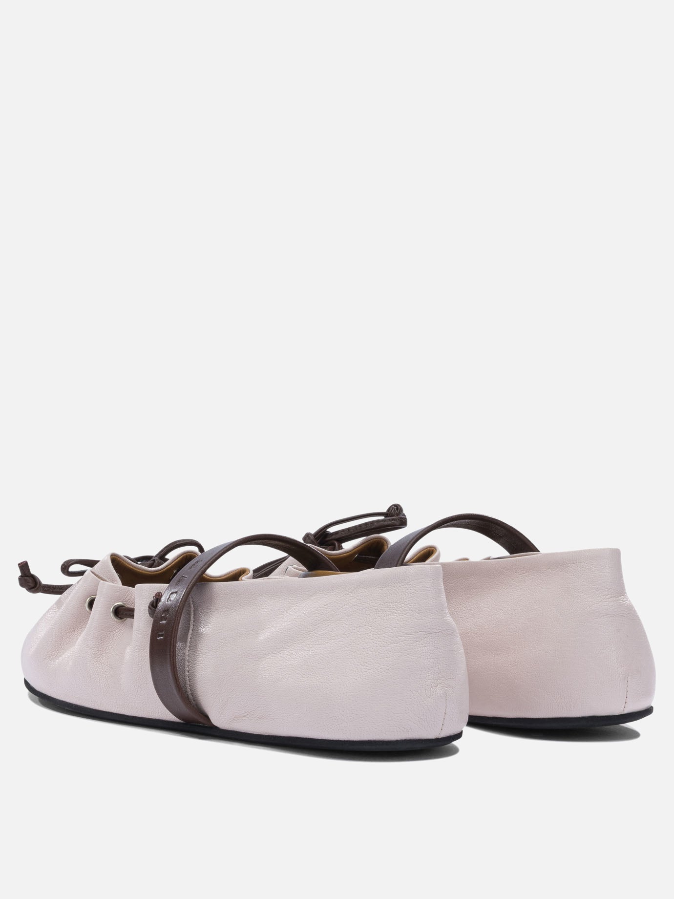 Mary Jane ballet flats 100% ovine leather - 100% rubber  Pink - Marni Women | PDP | VIETTI Online Store | Zoom-Modal_4
