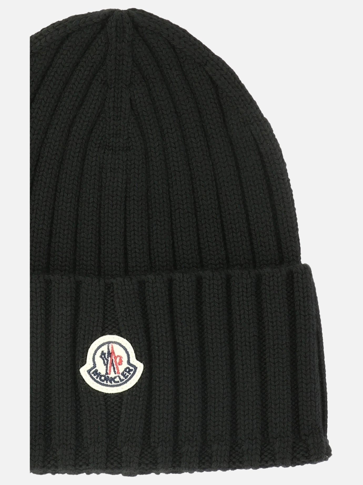 Beanies 100% wool  Black - Moncler Women | PDP | VIETTI Online Store | thumbnail_2