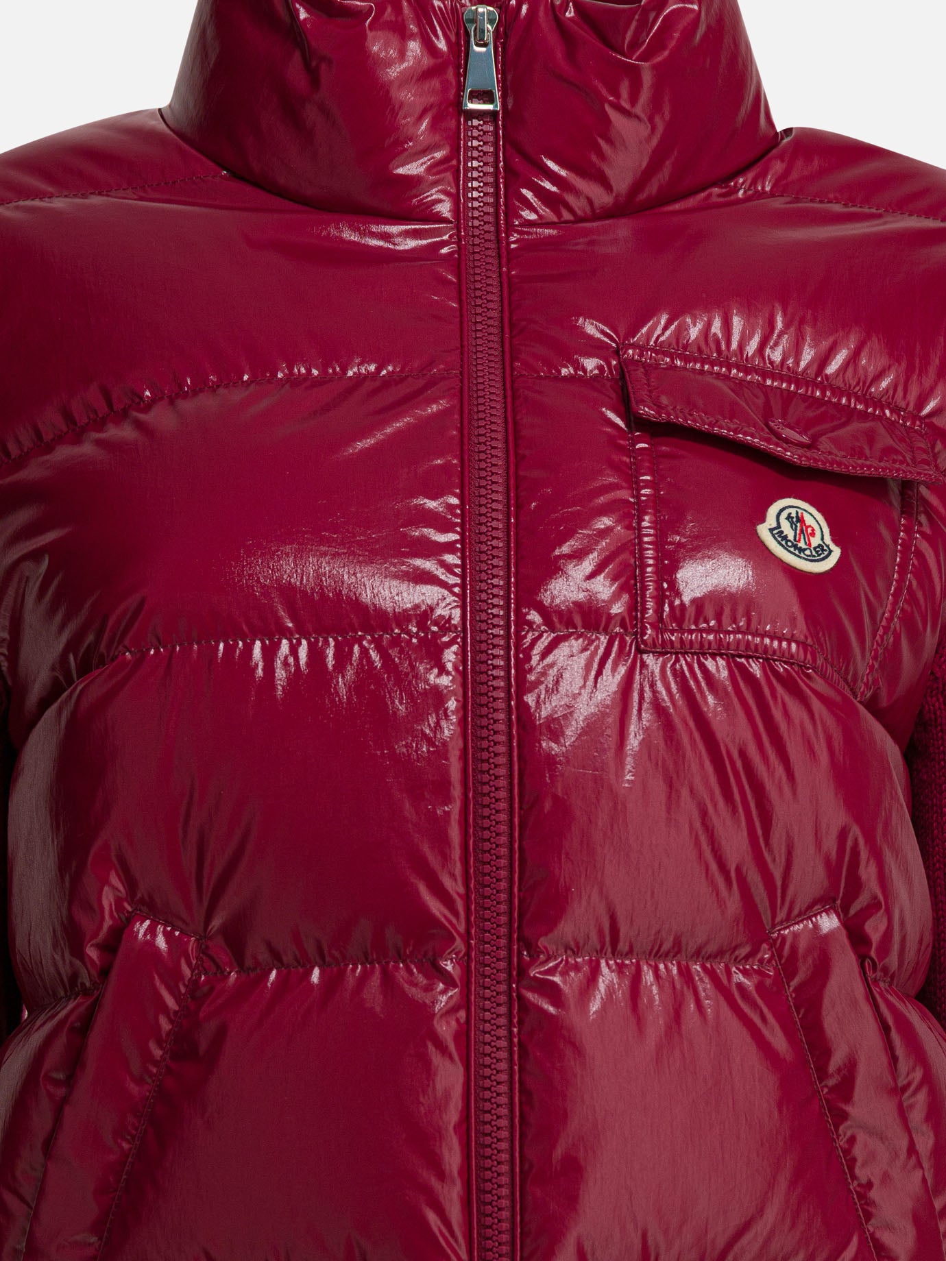 Down jackets Logo  Fuchsia - Moncler Women | PDP | VIETTI Online Store | Zoom-Modal_3
