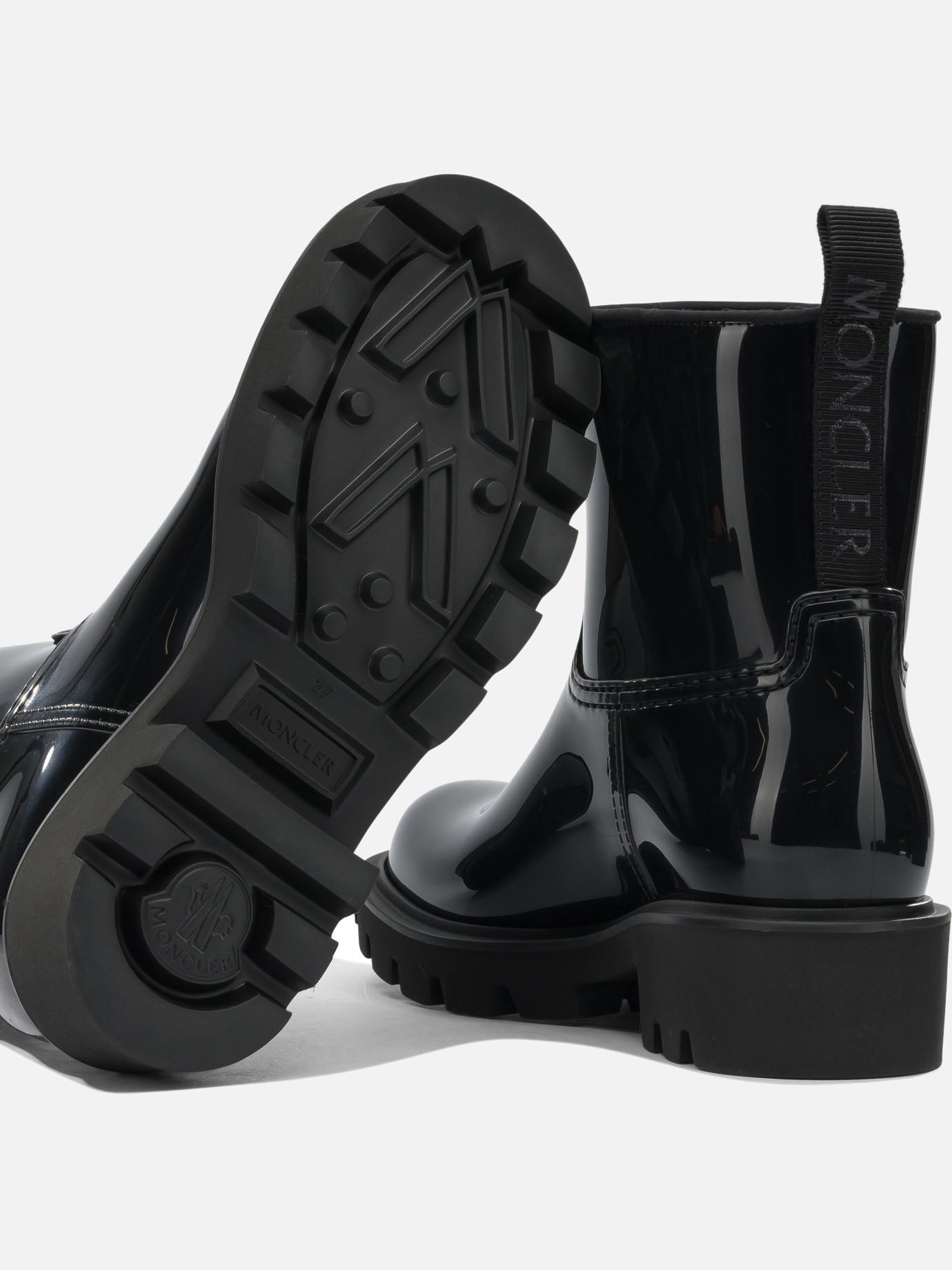 Rain boots 100% polyamide - 100% rubber  Black - Moncler Women | PDP | VIETTI Online Store | thumbnail_5