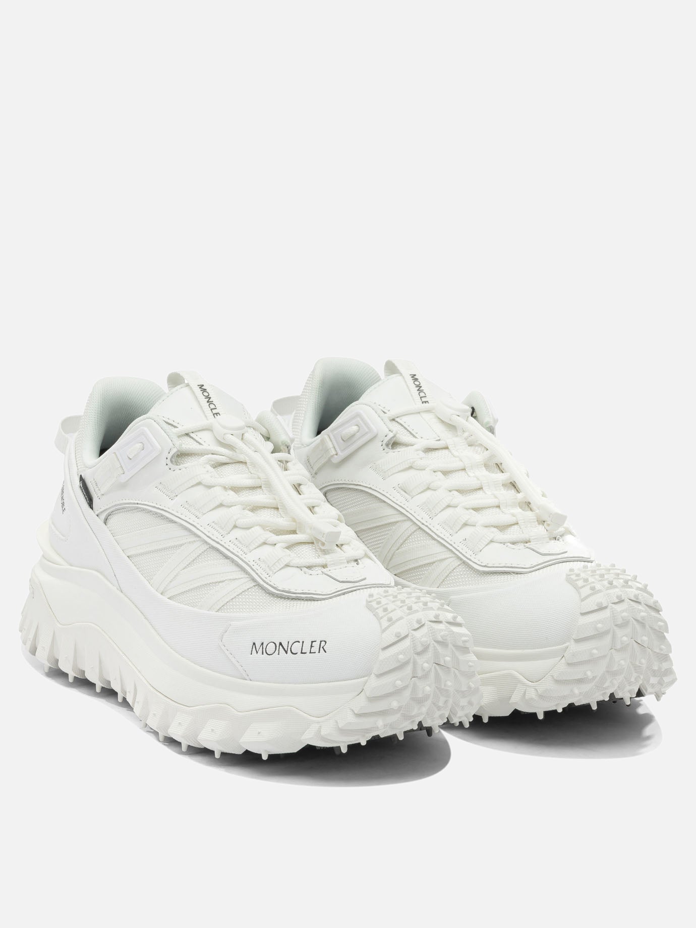 Low top sneakers 100% polyamide - 100% rubber  White - Moncler Men | PDP | VIETTI Online Store | Zoom-Modal_2
