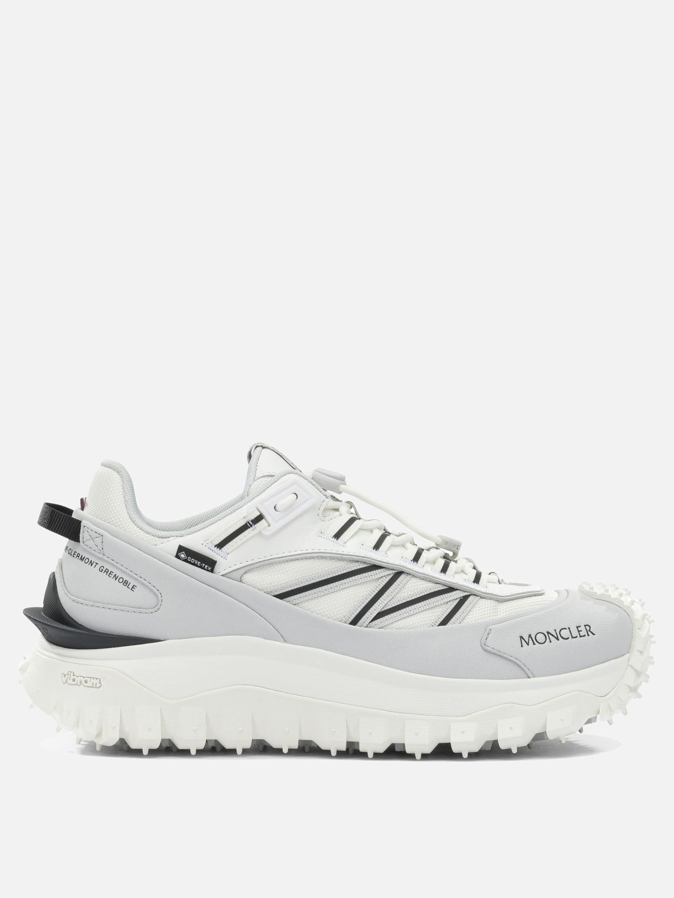Low top sneakers 100% polyamide - 100% rubber  White - Moncler Men | PDP | VIETTI Online Store | Zoom-Modal
