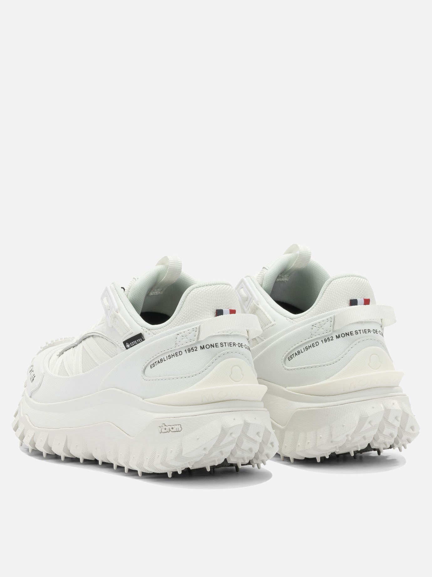 Sneaker basse 60% nylon 40% leather - 100% rubber  Bianco - Moncler Donna | PDP | VIETTI Online Store | Zoom-Modal_4
