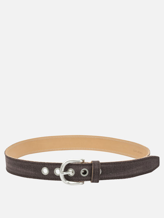Leather belts 100% cotton - 100% leather  Brown - Our Legacy Men | PLP | VIETTI Online Store 
