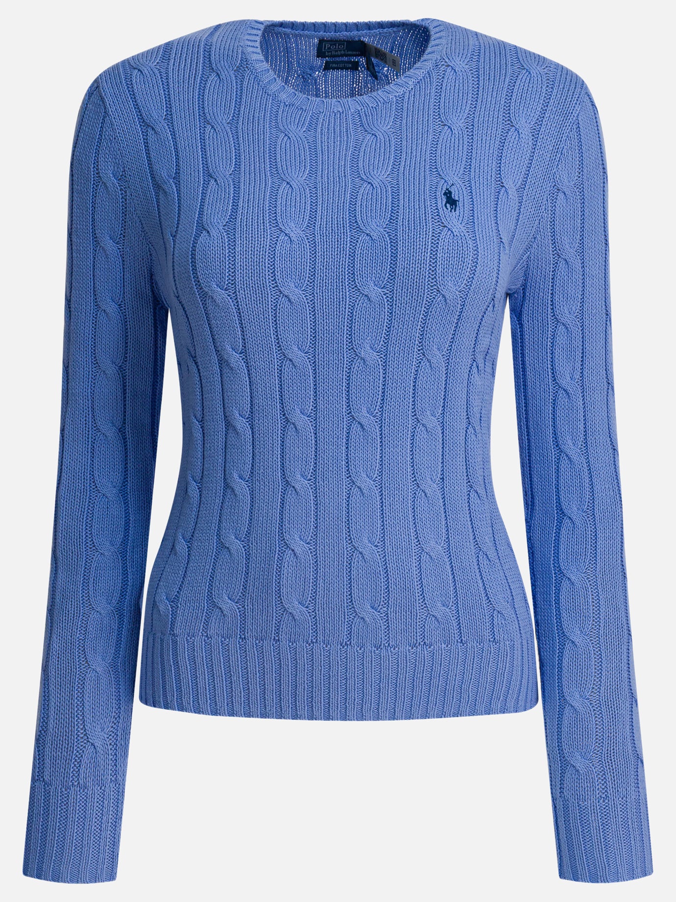 Crewneck sweaters Logo  Light blue - Polo Ralph Lauren Women | PDP | VIETTI Online Store | thumbnail