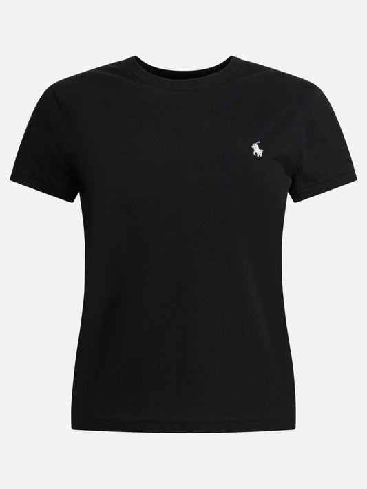 Crewneck t-shirts 100% cotton  Black - Polo Ralph Lauren Women | PDP | VIETTI Online Store 
