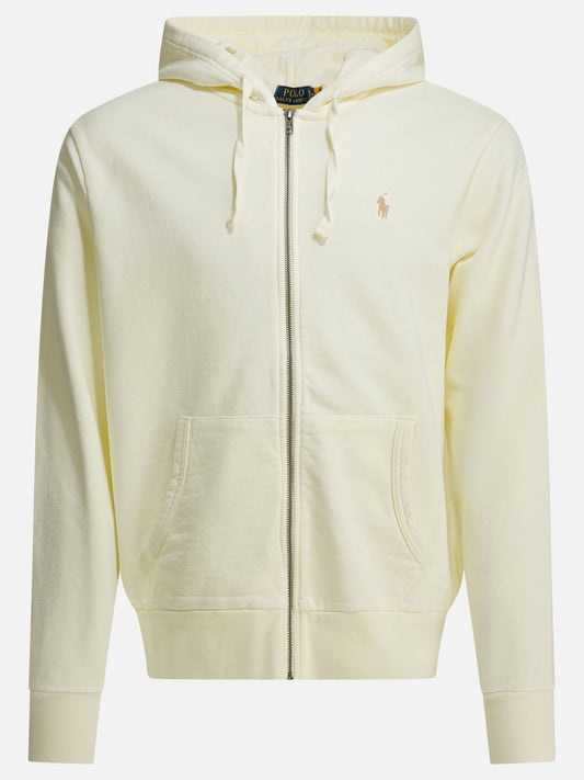 Full zip sweatshirts 100% cotton  White - Polo Ralph Lauren Men | PLP | VIETTI Online Store 
