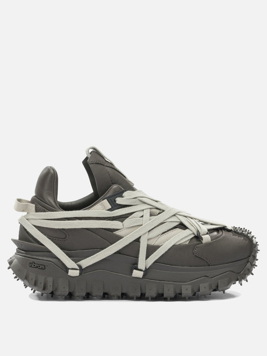 Low top sneakers 100% cow leather - 100% rubber fiber  Green - Rick Owens Women | VIETTI Online Store 
