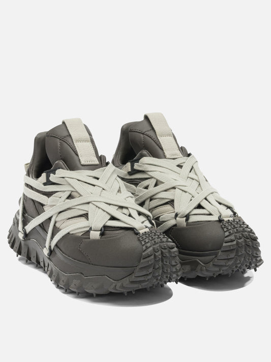 Low top sneakers 100% cow leather - 100% rubber fiber  Green - Rick Owens Women | VIETTI Online Store | 2
