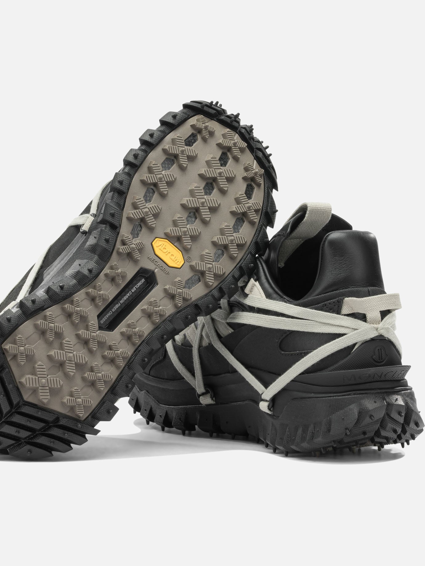 Low top sneakers 100% cow leather - 100% rubber fiber  Black - Rick Owens Men | PDP | VIETTI Online Store | thumbnail_5